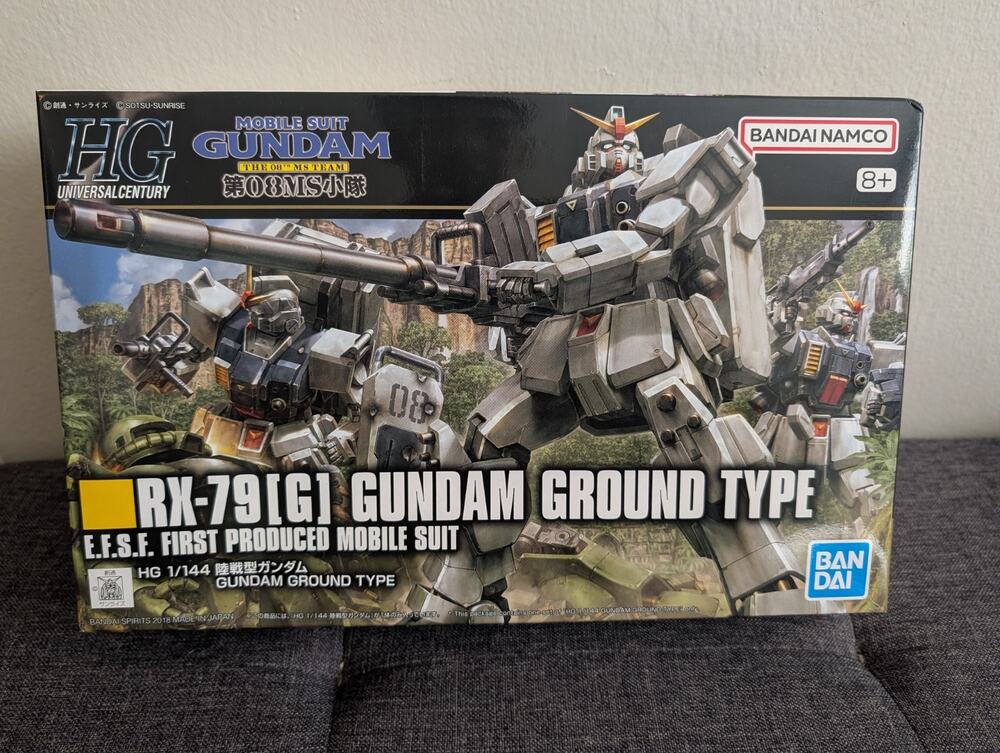 HGUC 1/144 RX-79 Gundam Ground Type Model Kit Brand New US Seller